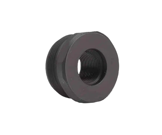 JK Armament LT RFX, Thread Mount Fits 1/2"x28, Hard Anodized Black 