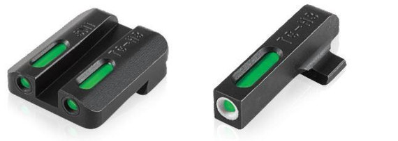 TruGlo TFX, Tritium/Fiber-Optic Handgun Sights, Fortress Finish 