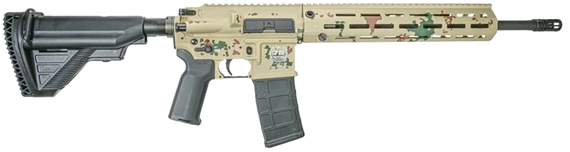 Heckler & Koch MR762A1, 7.62x51mm, 16.50" Barrel, 10+1 Rds, Tropentarn Camo - 642230268555 