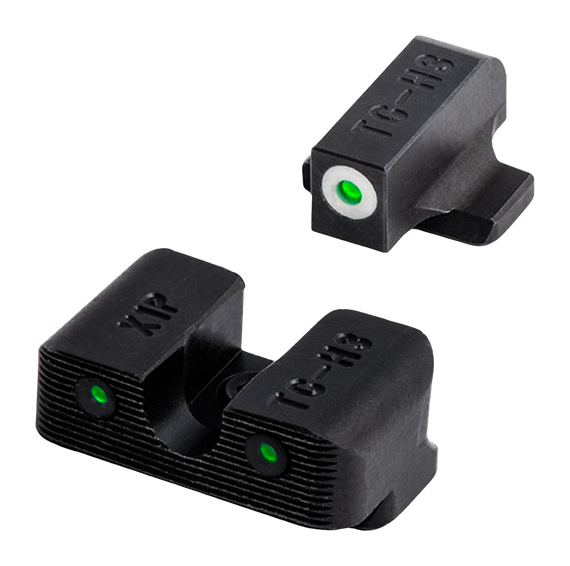 Truglo Tritium Pro, Springfield Armory Echelon Night Sight Set, Green Tritium, Black 