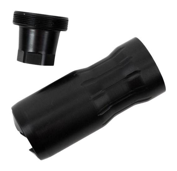 Area 419 Hellfire Linear Flash Suppressor, 1/2-28 Adapter, Black Nitride 