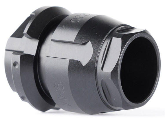 Dead Air DAIR KEYMO ZERO, 45CAL, 5/8-24, Black Nitride