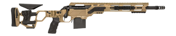 Cadex CDX-SS Seven S.T.A.R.S. Covert Compact, 308 WIN, 16.50" Threaded Barrel, 10+1 Rds, Adjustable Stock, Hybrid Tan Cerakote 