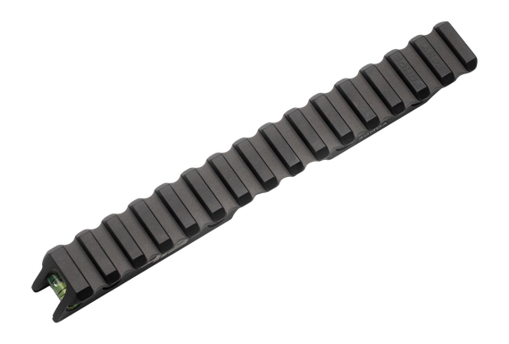 Area 419 Anschutz Model 1761 Improved Scope Rail, 15 MOA Cant, Integrated Bubble Level, Black Anodized Aluminum 