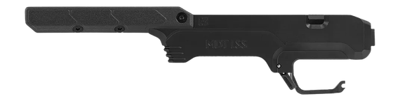 MDT LSS Gen3, Ruger American Short Action Left Hand Chassis, Black 