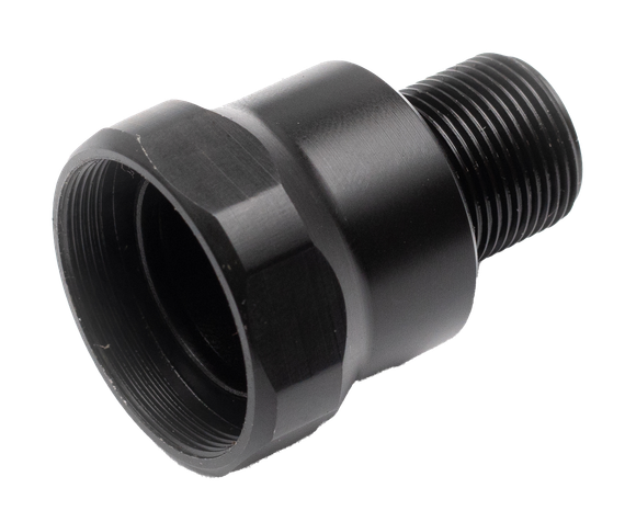 Area 419 Hellfire Suppressor Mount Adapter, 5/8-24 Direct Thread, Black 