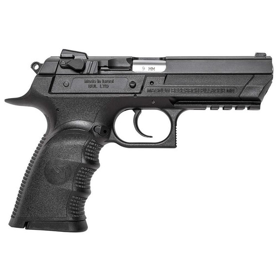 Magnum Research Baby Desert Eagle III, 9MM, 4.43" Barrel, 10 Rds, Black Oxide - 761226087816 