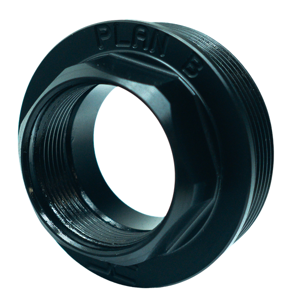 Faxon Plan B to Hub Adapter, HUB Mount Adapter, Precision Threads 1.375-24 UNS-2A & 29/32-24 UNEF-2B, Nitride Finish 