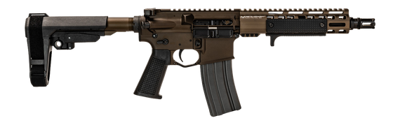 Griffin Armament MK1 PSD, 223 WYLDE, 9.50" Threaded Barrel, 30 Rds, Compensated, Terra Brown/Black 
