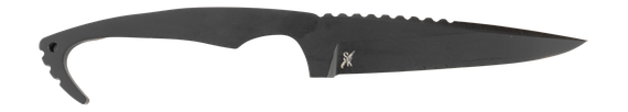 Stroup Knives MK2 Slim, 4.00" Double Edge Drop Point Blade, 1095 High Carbon Steel, Black Cerakote 
