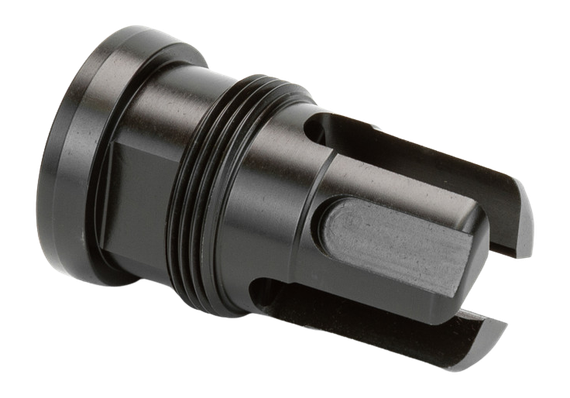 Griffin Armament Taper Mount Minimalist Flash Hider, 9mm 1/2x28, Black QPQ Finish 