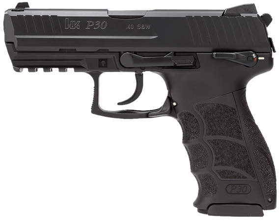 Heckler & Koch P30 V3, .40 S&W, 3.85" Barrel, 10+1 Rds, Black - 642230269224 