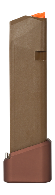 Taran Tactical Innovation G17 Complete Magazine, Magazine, 17 Rds, FDE/Coyote Bronze, Hard Anodized 