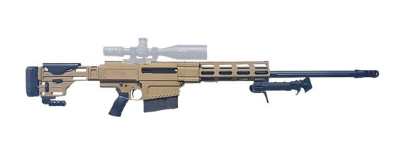 HM Defense HM50 Max, 50 BMG, 29.25" Threaded Barrel, 10 Rds, Adjustable Stock, Flat Dark Earth Cerakote 