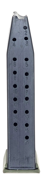 SAR USA SAR9 SOCOM, Magazine, 17 Rds, Full Size, OD Green Base Plate, Black Finish 
