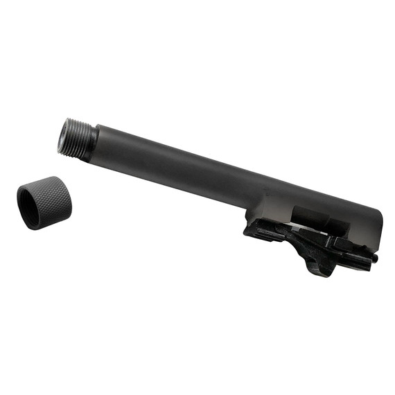 Beretta 92FS Threaded Barrel, 5.00" Threaded Barrel, Matte Steel 