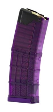 Lancer Systems L5AWM Gen 2, Magazine, 30 Rds, Translucent Purple Polymer, Purple 