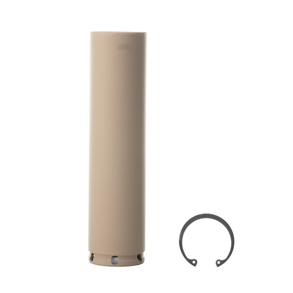 Knight's Armament 7.62mm Suppressor Shroud for 7.62 PRS-1, Heat-Reducing Aluminum Shroud, Flat Dark Earth 
