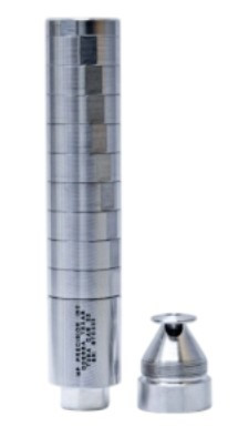 Tuna Cans .22 XL Silencer (10 Baffle), 1/2x28 Direct Thread, Silver 