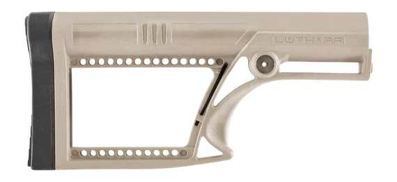 Luth-AR MBA-2F Skullaton, Fixed Rifle Stock, Glass-Filled Nylon, Flat Dark Earth 
