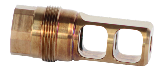 Fuqua Precision Machining Spleen 556, 5.56/223, 1/2x28 Thread Pattern, Heat Treated 17-4 Stainless Steel Finish 