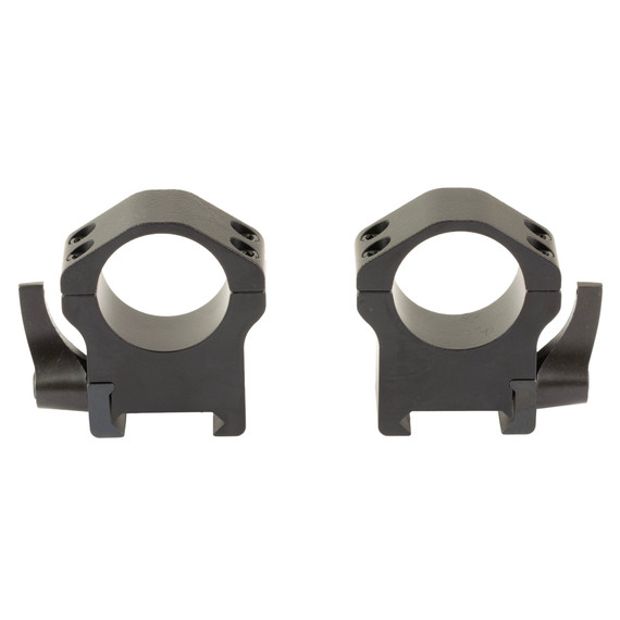 Warne Maxima Horizontal Quick Detach, 1" High Scope Rings, Matte Black Finish 