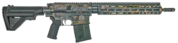 Heckler & Koch MR762A1, 7.62x51mm, 16.50" Barrel, 10+1 Rds, Flecktarn Camo - 642230268562 