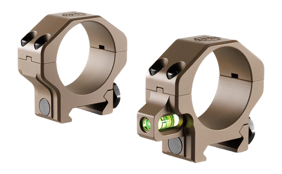 Ruffs Precision CLR-35885-FDE, 35mm Low 0.885" Scope Rings, FDE Finish 