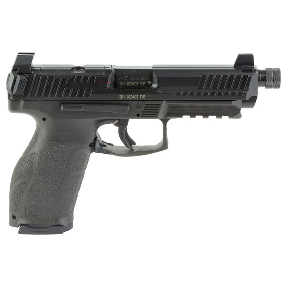 Heckler & Koch VP9A1 F Tactical, 9MM, 5.12" Threaded Barrel, 10 Rds, Optic Ready, Black 