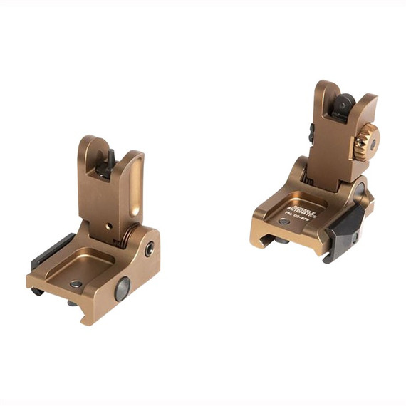 Geissele Automatics BUIS Folding Sight Set, Folding Style, DDC Finish 