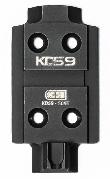 Kimber KDS9c Optic Plate Fixed Rear 509T, Red Dot Mount, Black Anodized 