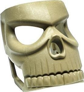 FAB Defense MOJO, Decorative Skull Insert for MOJO Magwell Grip, Flat Dark Earth 