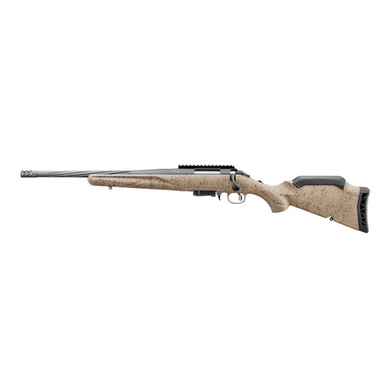 Ruger American Ranch Gen II, 350 LEGEND, 16.40" Threaded Barrel, 5 Rds, Night Sights, Cobalt Cerakote 