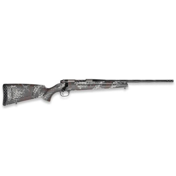 Weatherby Mark V Backcountry Capra, .308 WIN, 17.00" Threaded Barrel, 3 Rds, Graphite Black Cerakote / Peak 44 Bridger Carbon Fiber 