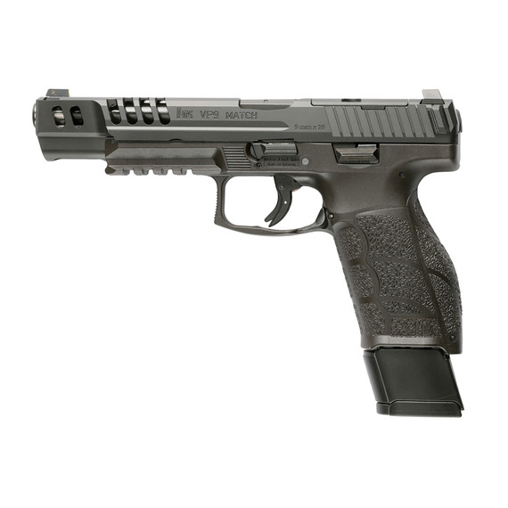 HK VP9A1 Match OR, 9MM, 5.51" Barrel, 20 Rds, Night Sights, Matte Black 