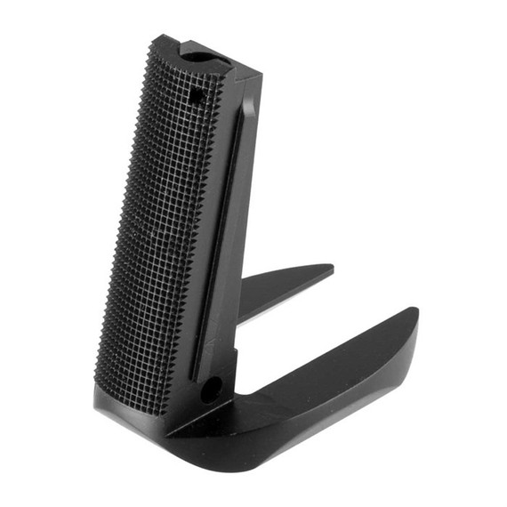 Ed Brown Hardcore Magwell, 25 LPI Checkered, Blued Finish 