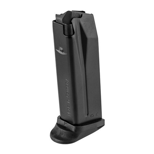 Heckler & Koch HK45C, Magazine, 8 Rds, Extended Floorplate, Black 