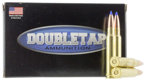 DoubleTap Longrange Rifle 338W160X, .338 Winchester Magnum, 160gr Barnes Tipped TSX, Lead Free, 20 Rds 