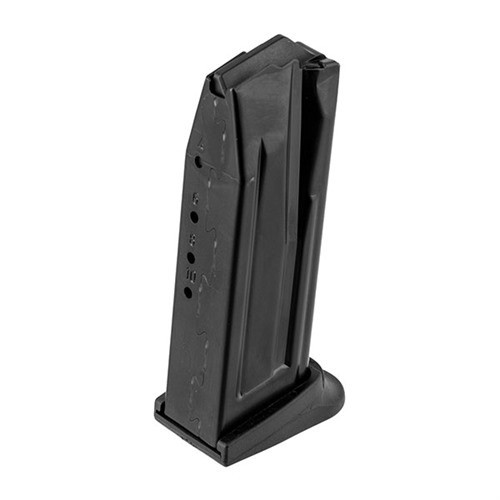 Heckler & Koch P2000SK, Magazine, 10 Rds, Extended Floorplate, Black Steel 