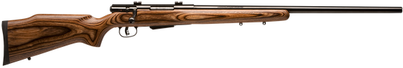 Savage 25 Lightweight Varminter, 22 HORNET, 24.00" Barrel, 4 Rds, Threaded Barrel, Blue/Black 