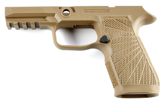 Wilson Combat Sig Sauer P320 Carry Grip Module, Tan, No Manual Safety 