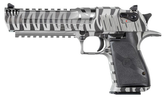Magnum Research Desert Eagle Mark XIX, .44 Mag, 6.00" Barrel, 8 Rds, White Tiger Stripe - 761226089445 