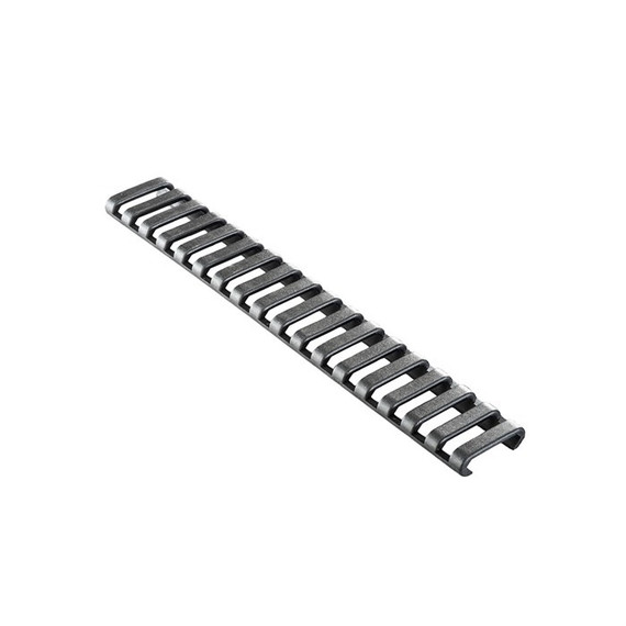 Ergo Grips 18-Slot LowPro Ladder Rail Cover, Picatinny Polymer Rail Guard, Black 