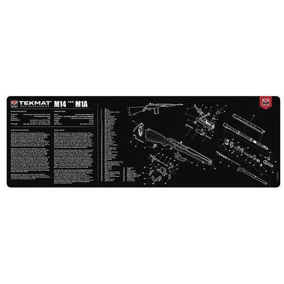 TekMat Ultra 44 M14/M1A, Gun Cleaning Mat, Black 