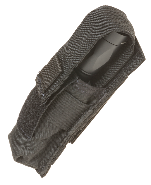 Tac Shield Suppressor/Light Pouch, MOLLE Mount, Black 