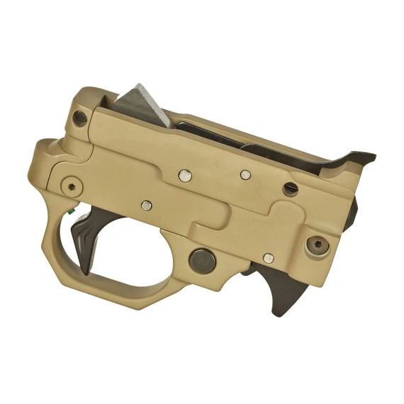 Volquartsen TG2000, Drop-In Replacement Trigger Group for Ruger 10/22, Flat Dark Earth Anodized 