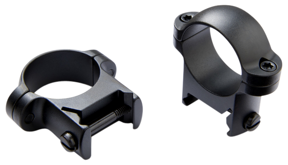 Burris Zee Rings, 30mm Medium Weaver-Style Scope Rings, Matte Black Finish 
