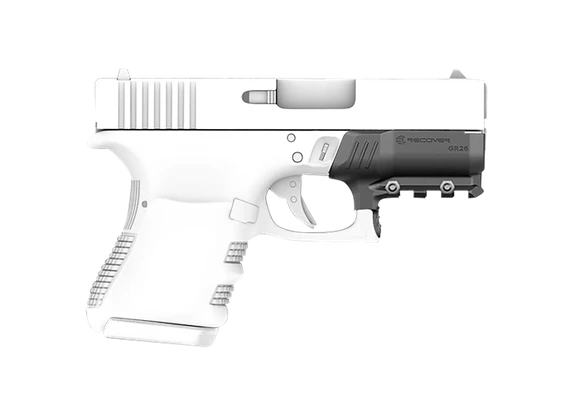 Recover Tactical GR26 Rail Adapter for Glock 26/27, Picatinny, Black 