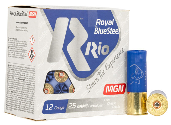 Rio Royal BlueSteel Magnum, 12 Gauge, 3" 1 1/8 oz BB Shot, 25 Rounds 