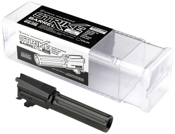 Strike Industries P365, Fluted Barrel, 9mm Luger, 3.10" Black Nitride 